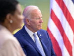 U.S. President Joe Biden listens to NASA Administrator Bill Nelson in a meeting where they previewed images from NASA’s James Webb Space Telescope, Monday, July 11, 2022, in the South Court Auditorium in the Eisenhower Executive Office Building on the White House complex in Washington. Photo Credit: (NASA/Bill Ingalls),CC BY-NC-ND 2.0