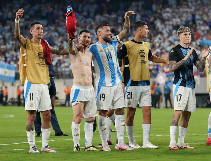 Messi Copa America Goal , Messi scores the first goal, Argentina reaches the Copa America final for the second time in a row , Photo Source : AFA - Selección Argentina