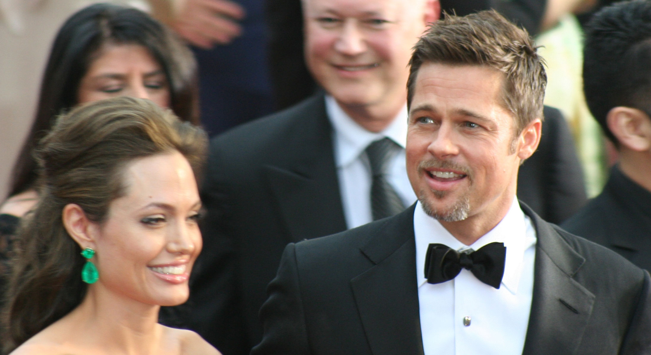 Actors Angelina Jolie and Brad Pitt at the 81st Academy Awards Photo Credits : Chrisa Hickey(ATTRIBUTION 3.0 UNPORTED CC BY 3.0 Deed)