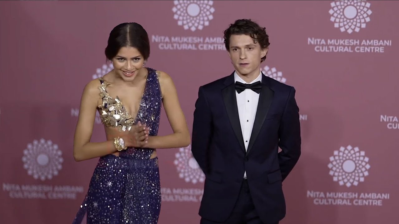 Tom and Zendaya at Nita Ambani Cultural Centre