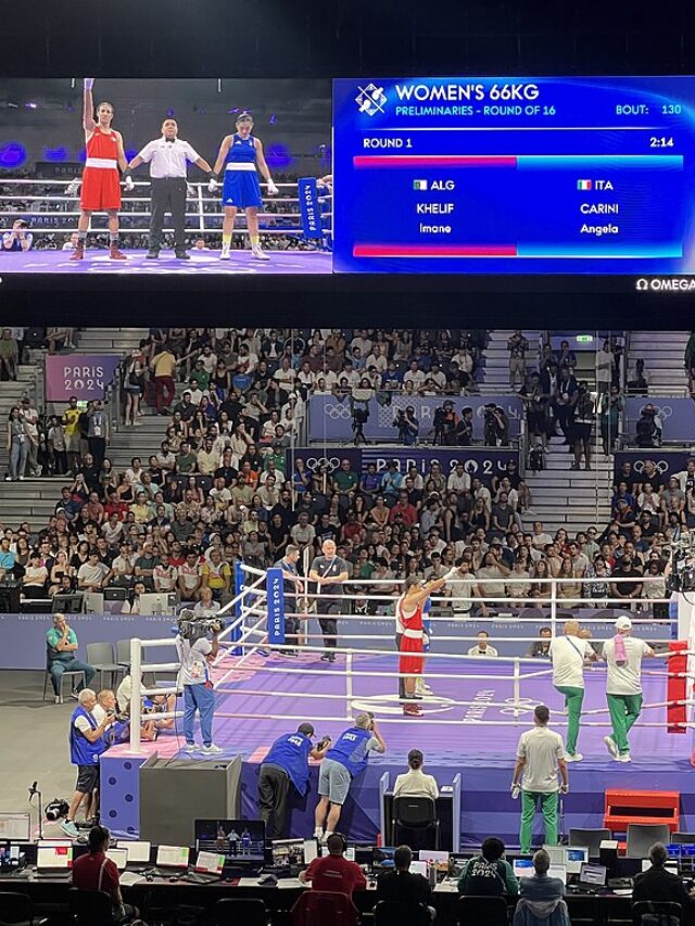 Boxing event at the 2024 Olympic Games, Paris Nord Arena, Villepinte in Seine-Saint-Denis.