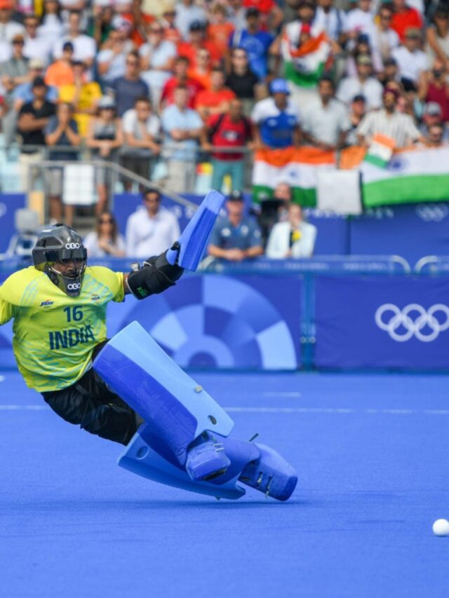 Our boys during the penalty shootout in Quarter-Final at Paris Olympics 🥶🥶 Photo Source : Hockey India(Facebook)