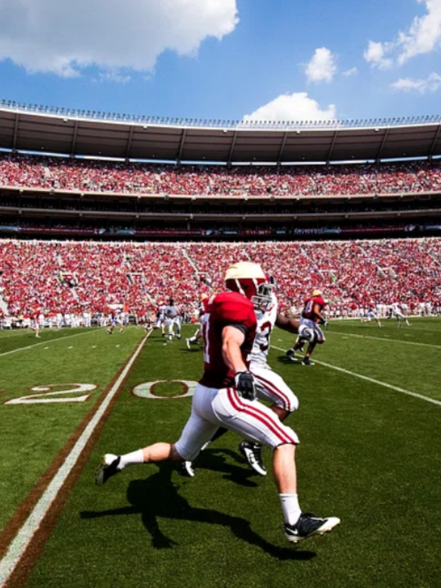University of Alabama Football match. Original image from Carol M. Highsmith’s America, Library of Congress collection.