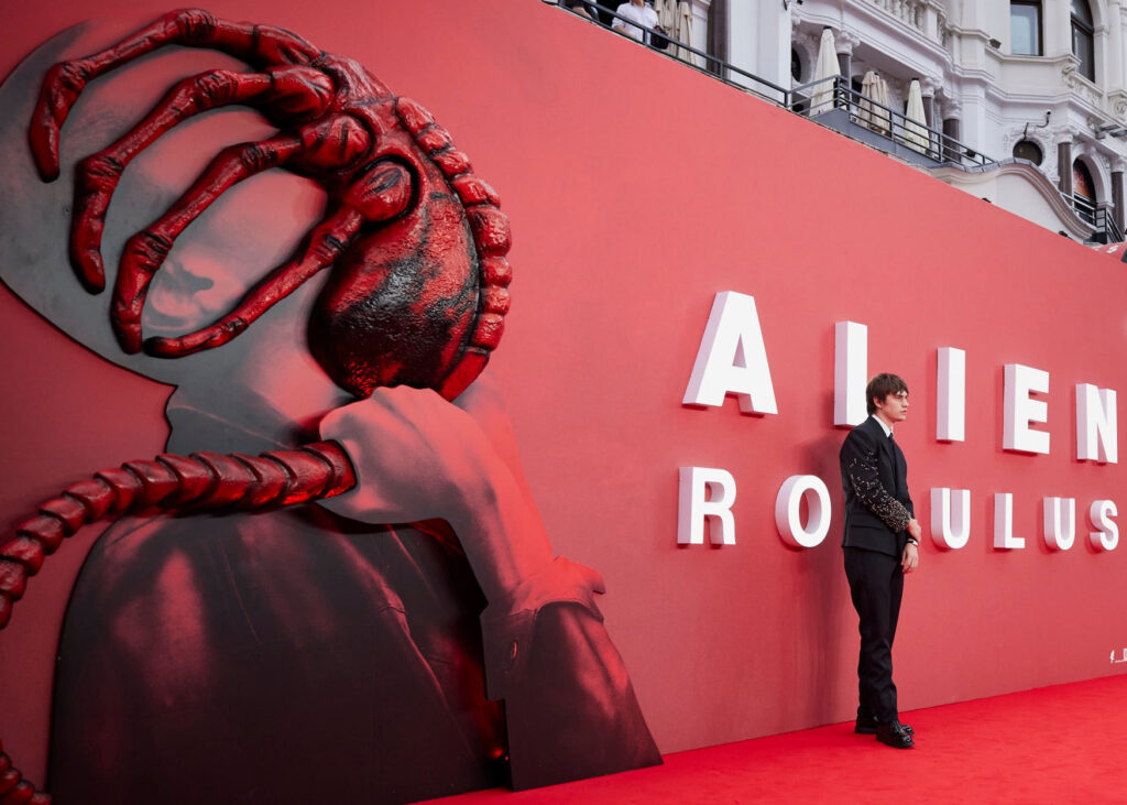 Romulus arrive at the U.K. Gala Screening at Cineworld Leicester Square. Photo Source: Alien : Romulus (Facebook)