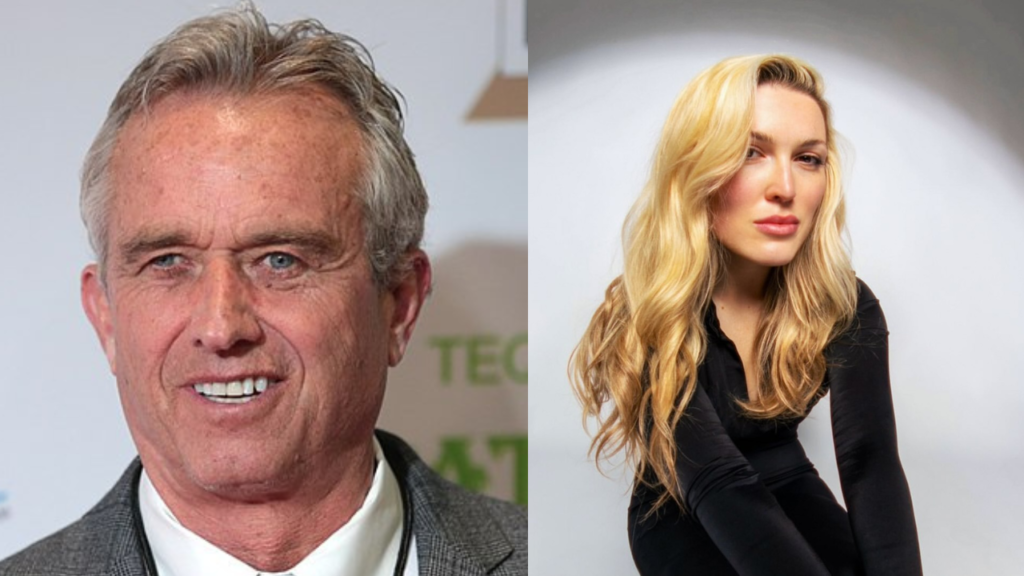 Left- Robert F. Kennedy Jr. and Right- Olivia Nuzzi