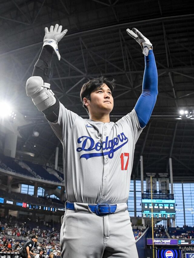 Shohei Ohtani creates history. Photo Source: Los Angeles Dodgers (Faceboock)