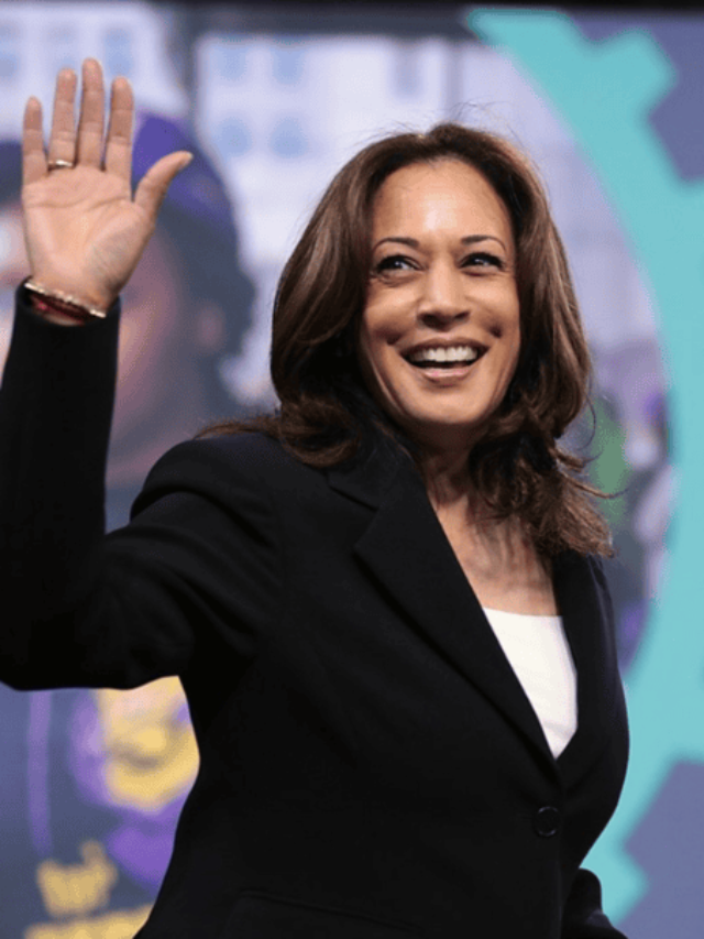 Trump: Former President of the United States Donald Trump speaking with attendees at an Arizona for Trump rally at Desert Diamond Arena in Glendale, Arizona. Kamala: U.S. Senator Kamala Harris speaking with attendees at the 2019 National Forum on Wages and Working People hosted by the Center for the American Progress Action Fund and the SEIU at the Enclave in Las Vegas, Nevada.