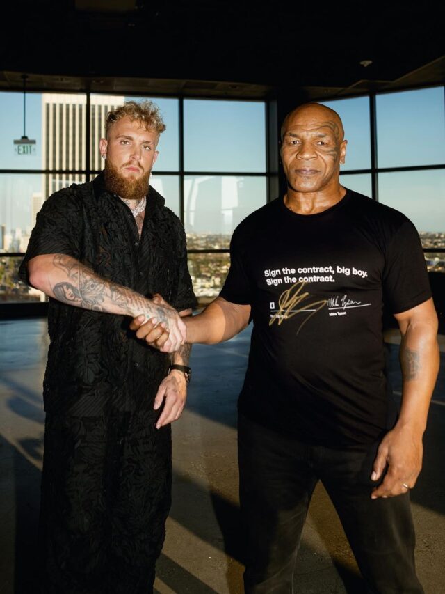 Mike Tyson vs. Jake Paul Photo Source: Jake Paul (Facebook)