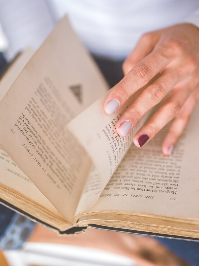Student Reading a Book.