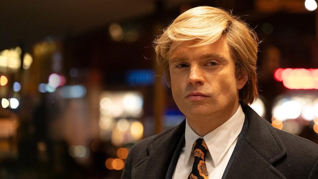 In The Apprentice movie Sebastian Stan as Young Donald Trump.