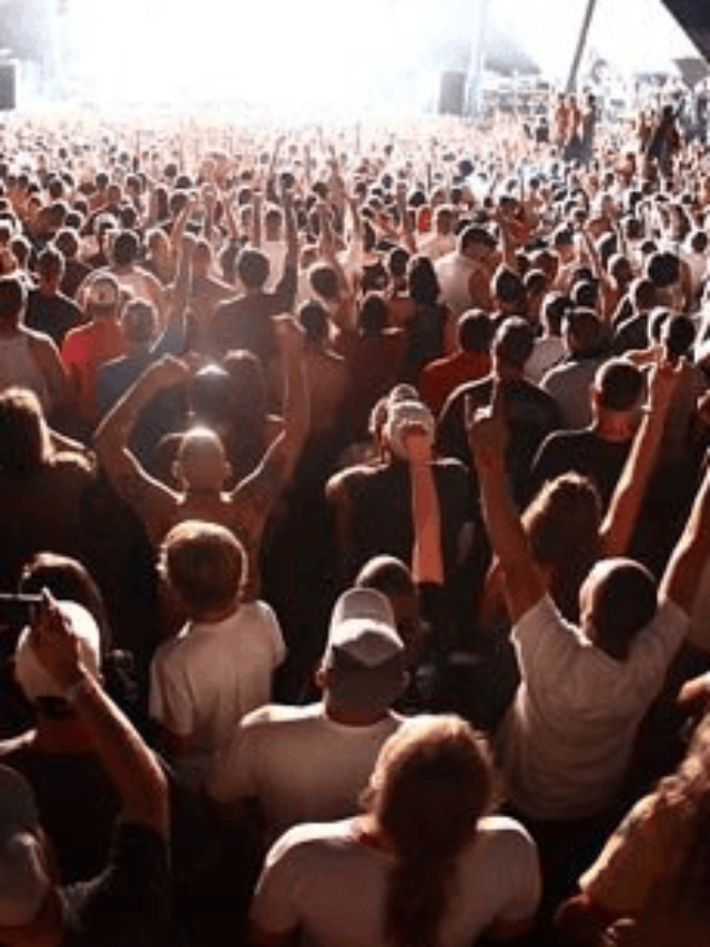Representative Image. Crowd in the Rockville Festival.