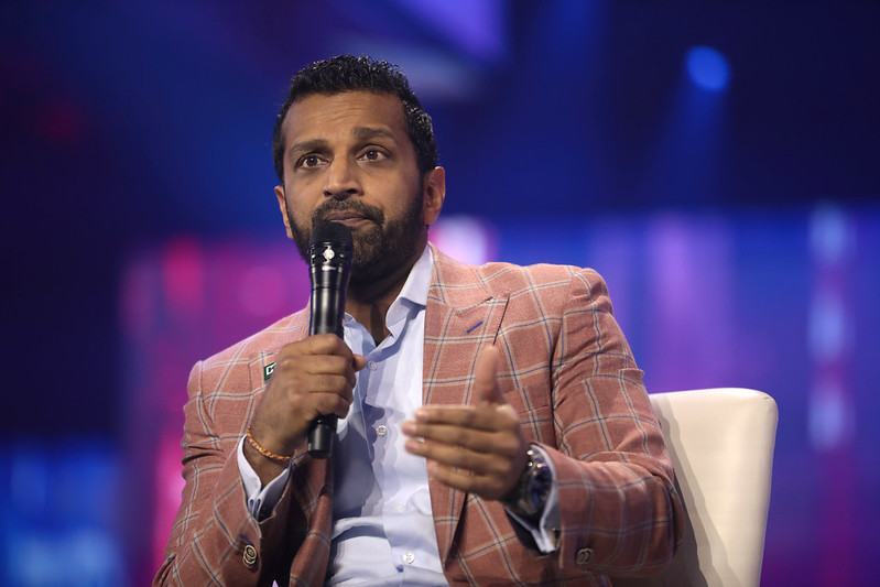 Representative Image. Kash Patel speaking with attendees at the 2022 AmericaFest at the Phoenix Convention Center in Phoenix, Arizona