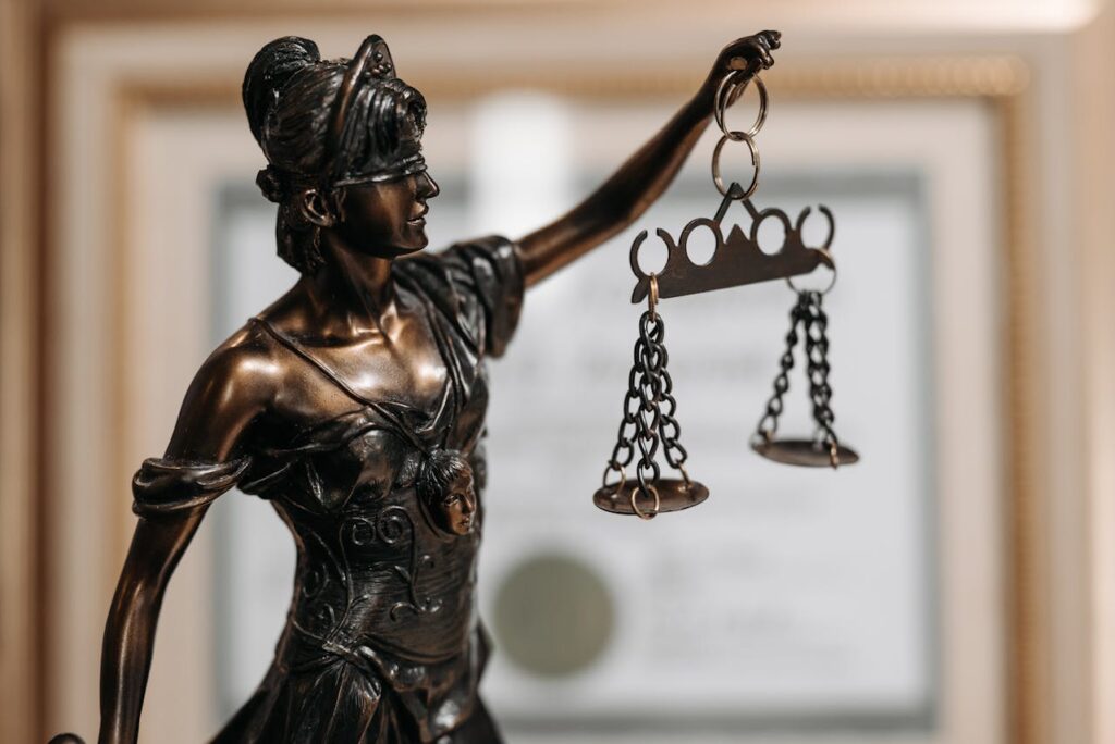 Representative Image. Themis Figurine at Lawyers Office. Photo Source: Pavel Danilyuk