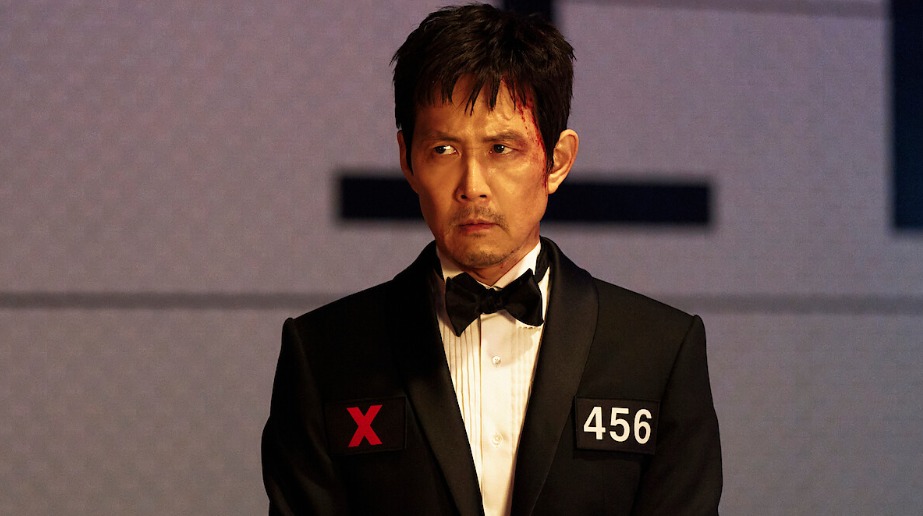 Lee Jung-jae as Seong Gi-hun in Squid Game.