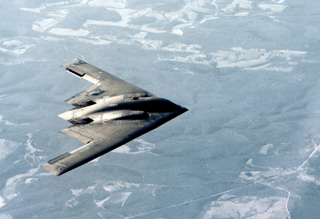 A U.S. Air Force B-2 Spirit Bomber. Photo Source: Combined Military Service Digital Photographic Files (Picryl)