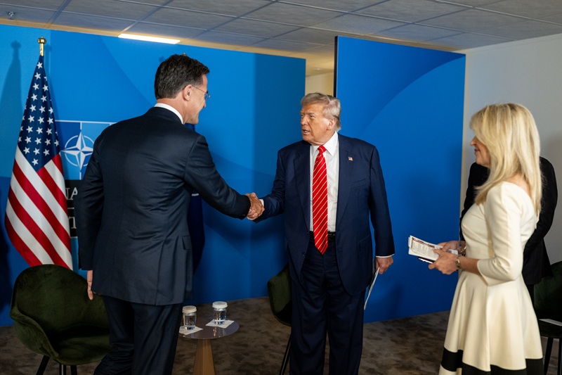 Trump meeting Mark Rutte Photo Source: X/@WhiteHouse