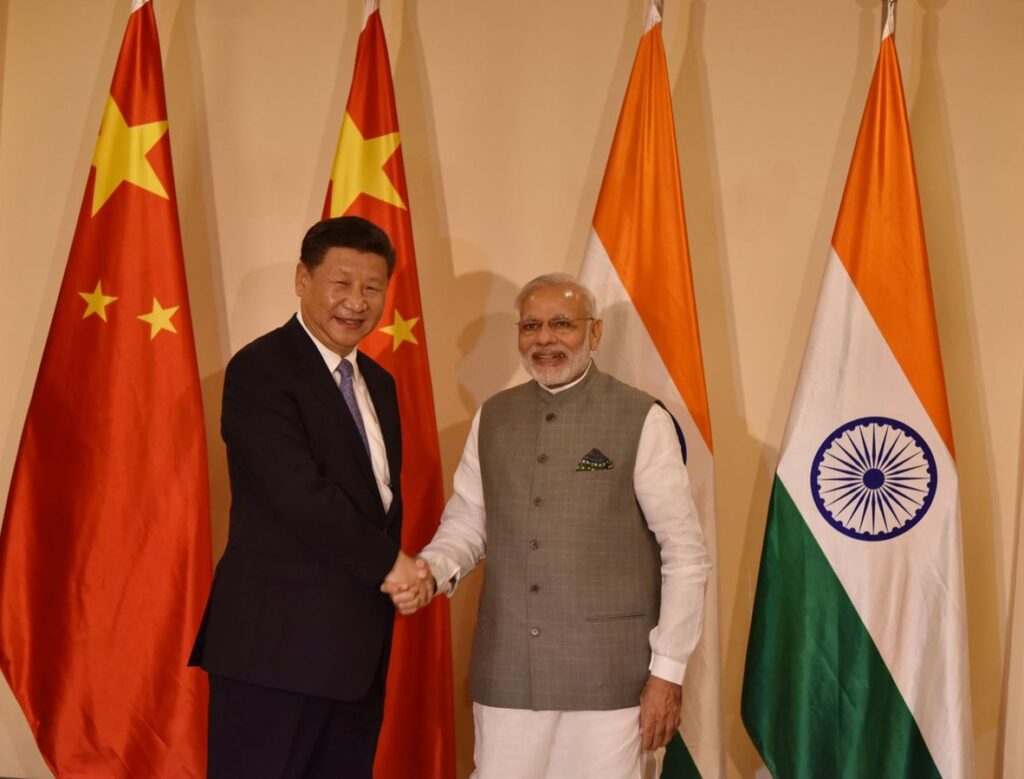 Prime Minister Narendra Modi and President Xi Jinping during a bilateral meeting in Tashkent, Uzbekistan, on June 23 2016.