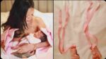 Screenshot of Rihanna's Twitter post announcing the birth of her daughter Rocki Irish Mayers on September 13, 2025, showing the baby's name and birth date with 83.4 million views.