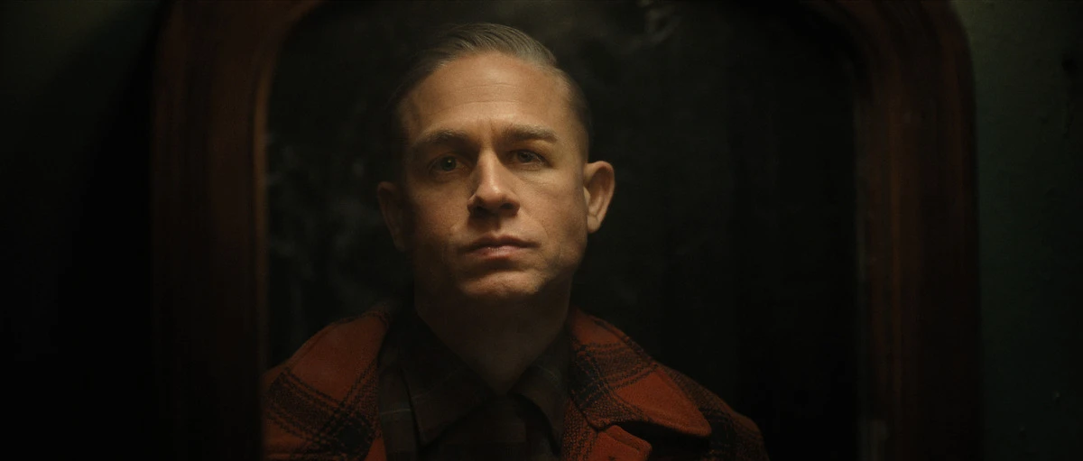 Charlie Hunnam portraying Ed Gein in Netflix’s Monster: The Ed Gein Story