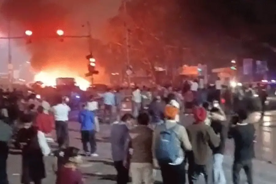Visuals from Redfort Delhi Blast on 10 November 2025