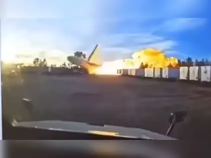 UPS plane crash and explosion in Louisville