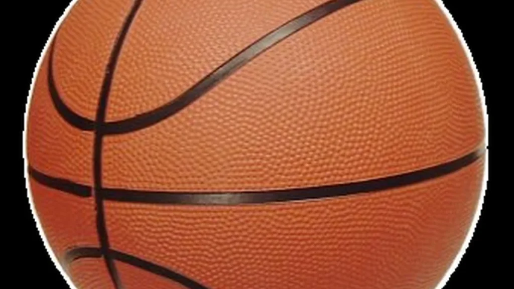 A basketball in a representative sports image that does not depict Javonte Green or the Pistons-Celtics game