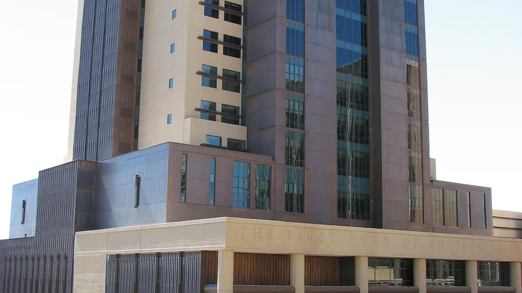 Maricopa County Superior Court building in Phoenix, Arizona