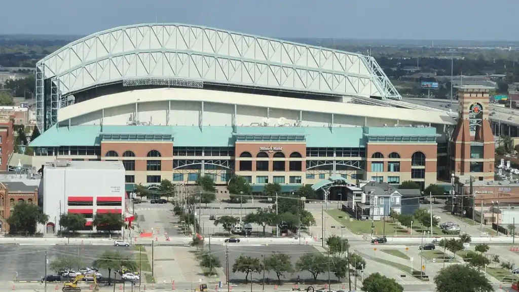 Minute Maid Park in Houston, a Major League Baseball stadium