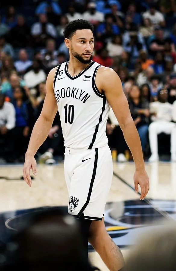Ben Simmons plays basketball for the Brooklyn Nets.