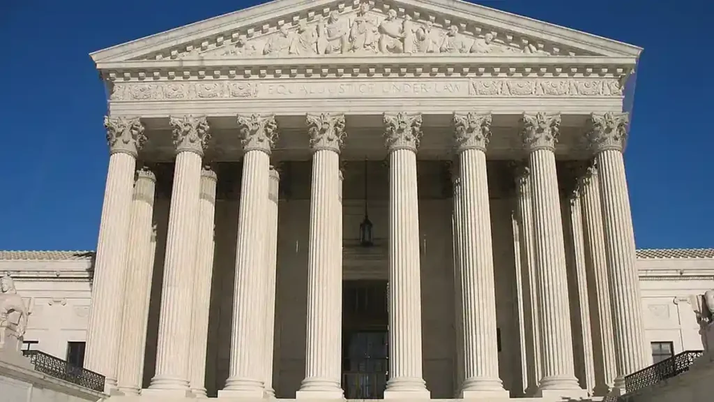 Exterior of the United States Supreme Court building in Washington, DC