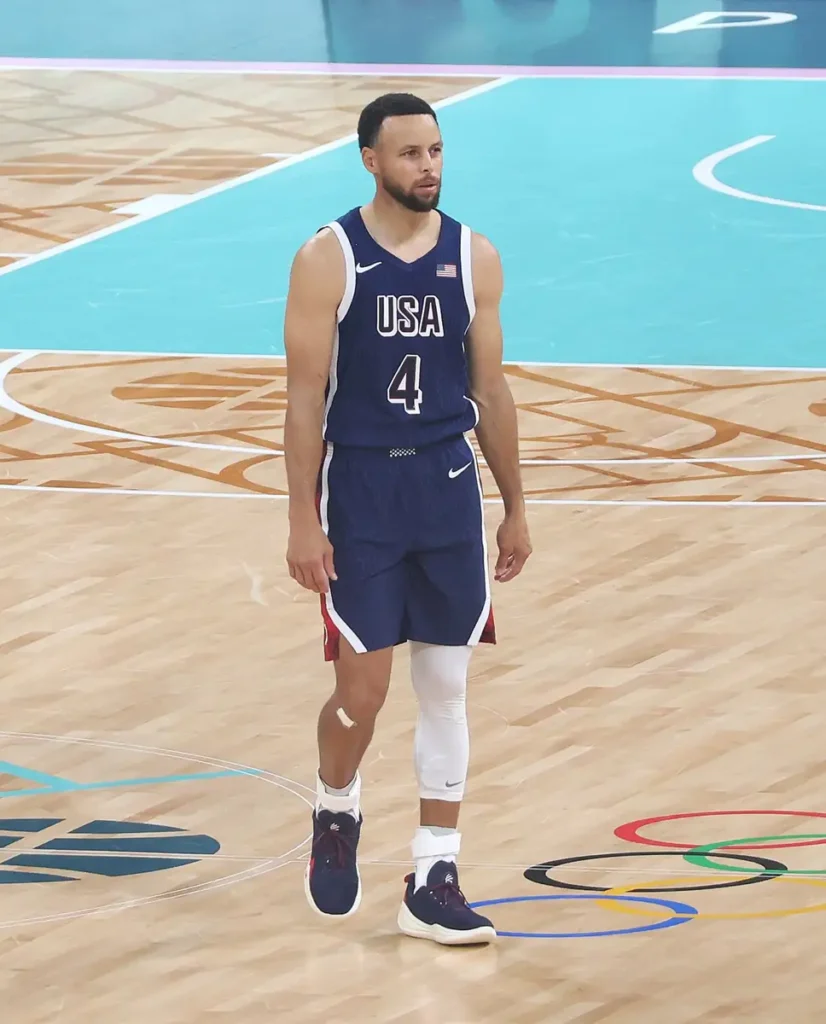 Stephen Curry in a USA Basketball uniform.